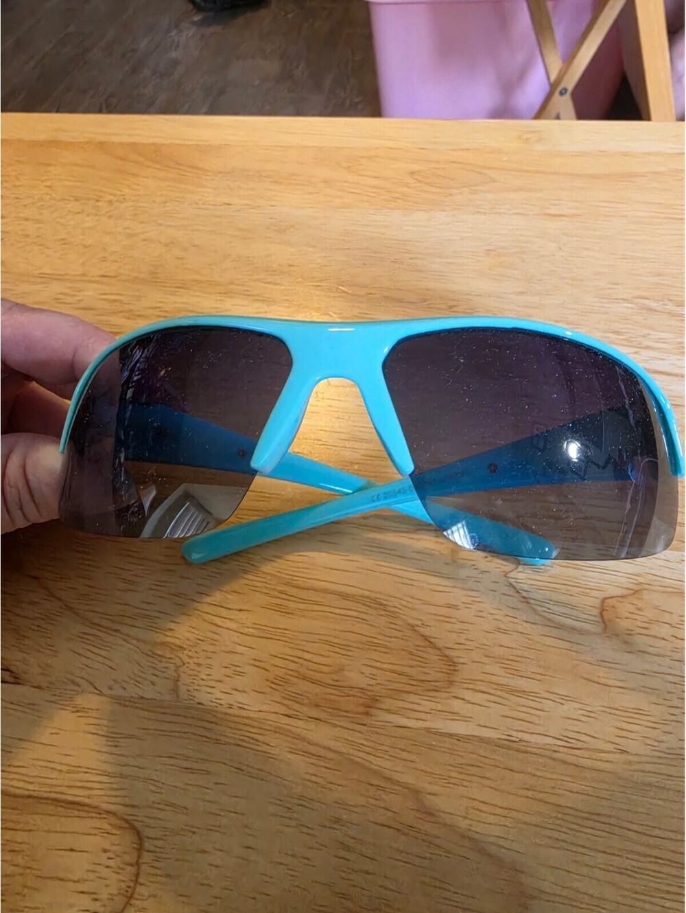 Turquoise Blue Sport Sunglasses